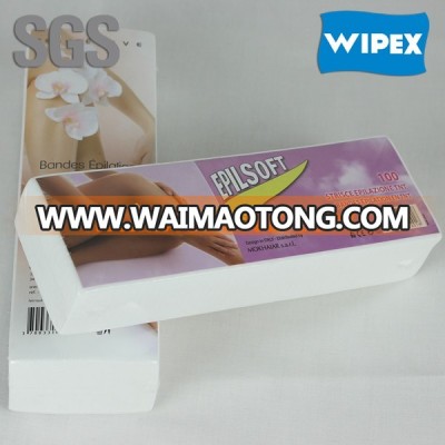 beauty agencies use wholesale nonwoven wax strips for hair removeal