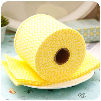 Factory direct supply hot selling disposable kitchen cleaning cloth roll