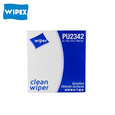 Nonwoven polyester cleaningwipe for industrial stencil clean wiper